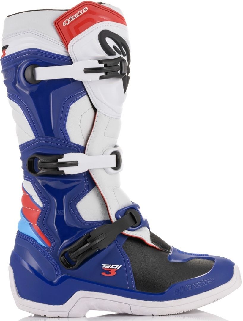 Alpinestars Tech 3 Blue/White Boots  : Delivery in 10 Days
